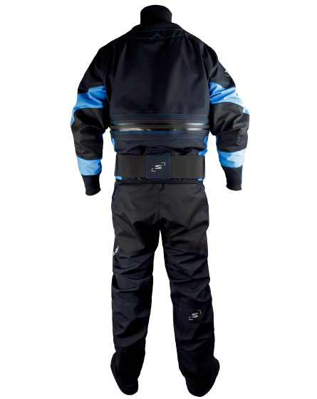 Kayaking Dry Suit Advanced Black/Blue