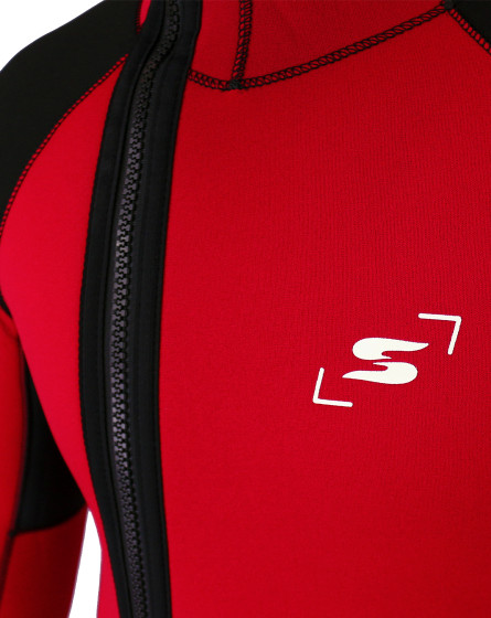 Obleka za soteskanje RENTAL 6,5 mm thermo RED