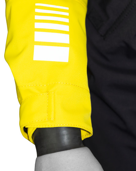 Kids dry suit Rising star PRO black/yellow