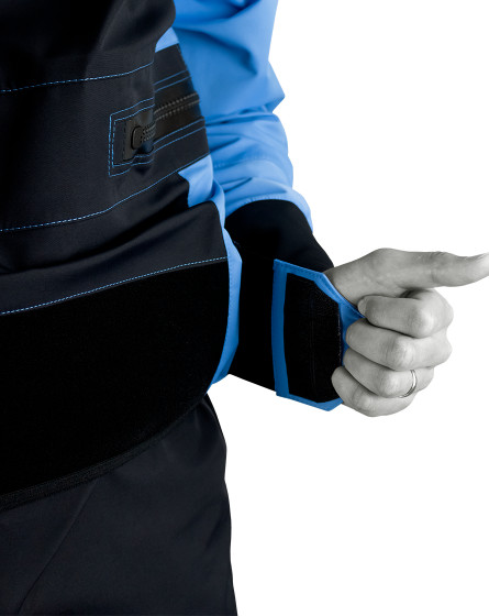 Kayaking Dry Suit Advanced Black/Blue