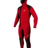 Obleka za soteskanje RENTAL 6,5 mm thermo RED